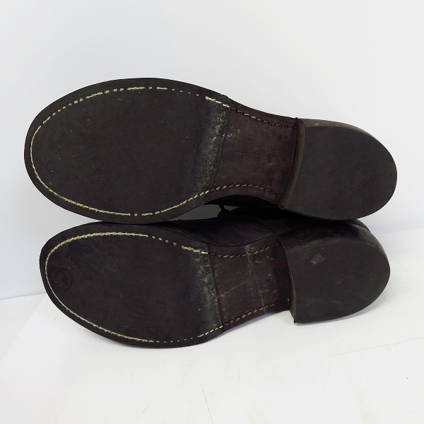 実際に弊社で買取させて頂いたDIET BUTCHER SLIM SKIN/ダイエットブッチャースリムスキン 4ホール レザーシューズ/43の画像 2枚目