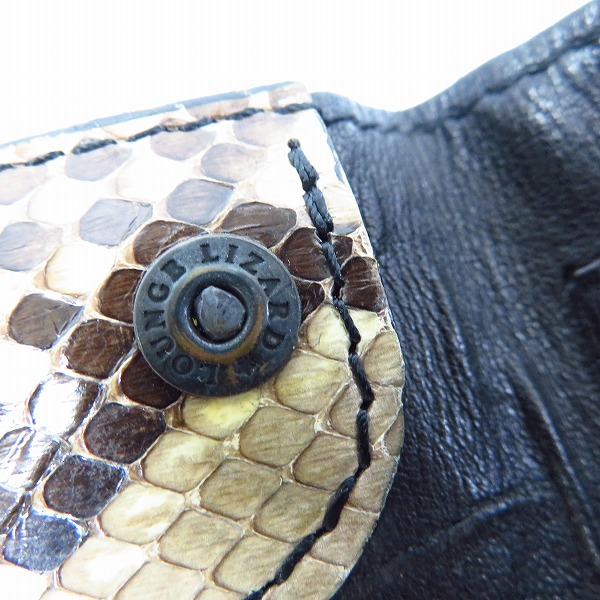 実際に弊社で買取させて頂いたLOUNGE LIZARD/ラウンジリザード 2つ折りウォレット/ウォレットコードの画像 6枚目