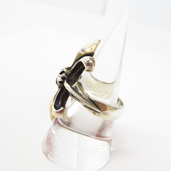 実際に弊社で買取させて頂いた【ギャラ付】CRAZY PIG/クレイジーピッグ チューダークロス リング 19号の画像 2枚目