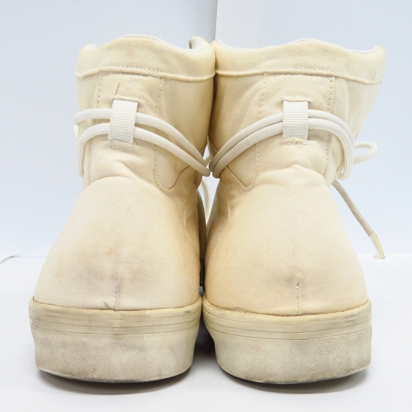 実際に弊社で買取させて頂いたJOHN LAWRENCE SULLIVAN/ジョンローレンスサリバン キャンバス レースアップ ハイカットスニーカー/10の画像 1枚目