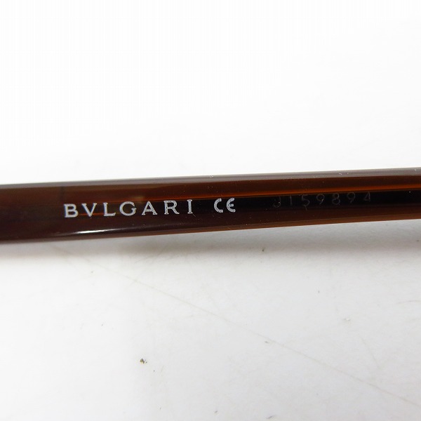 実際に弊社で買取させて頂いたBVLGARI/ブルガリ 眼鏡/メガネフレーム ケース付き 2点セットの画像 3枚目