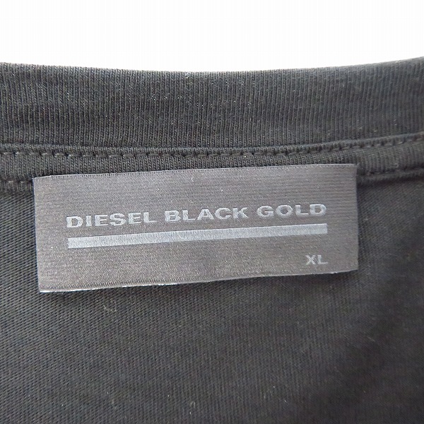 実際に弊社で買取させて頂いたDIESEL BLACK GOLD/ディーゼル ブラックゴールド プリントカットソー/XL 2点セットの画像 2枚目