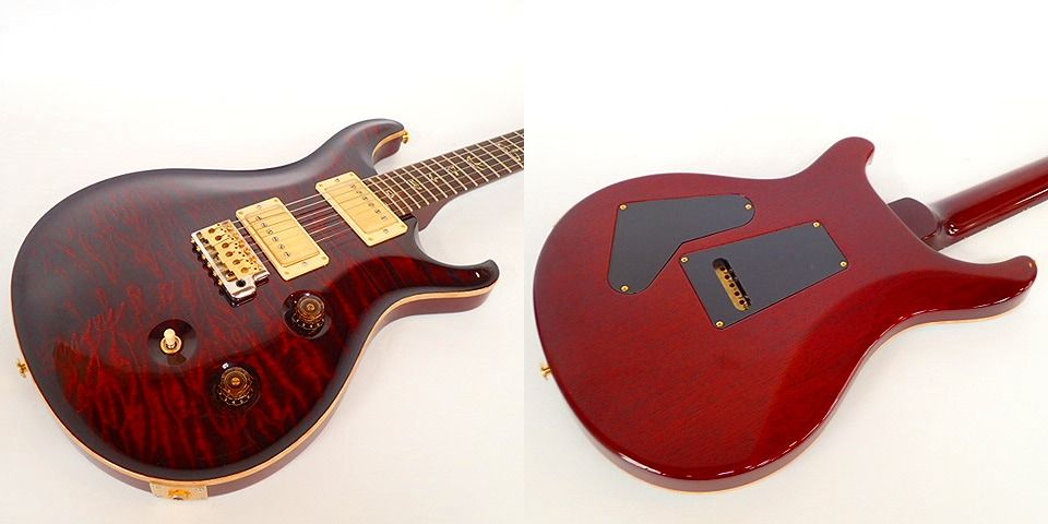 実際に弊社で買取させて頂いた★Paul Reed Smith/ポールリードスミス KQ RUN CUSTOM 24 FIRE RED エレキギター ハードケース付きの画像 6枚目