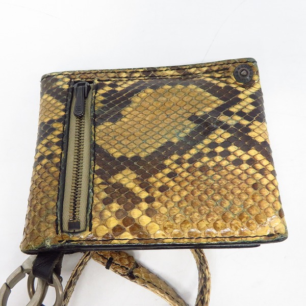 実際に弊社で買取させて頂いたLOUNGE LIZARD/ラウンジリザード 2つ折りウォレット/ウォレットコードの画像 2枚目