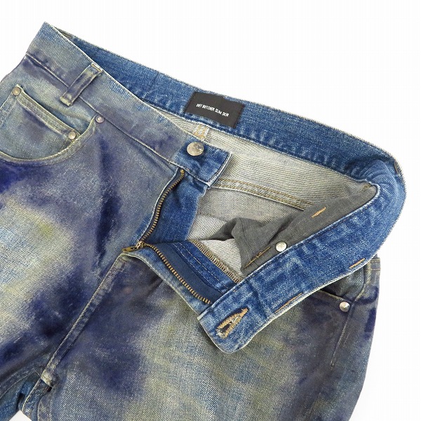 実際に弊社で買取させて頂いたDIET BUTCHER SLIM SKIN/ダイエットブッチャースリムスキン 11AW コーティングパンツ/1の画像 2枚目