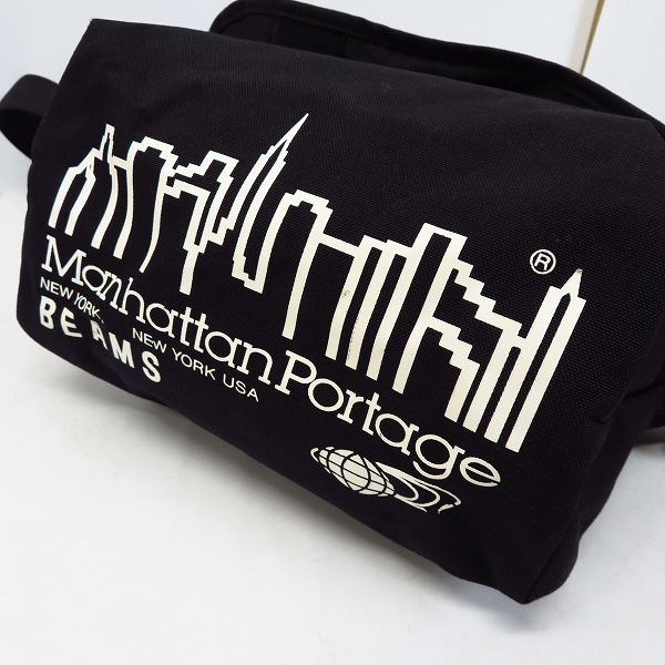 実際に弊社で買取させて頂いたMANHATTAN Portage×BEAMS/マンハッタンポーテージ×ビームス コーデュラナイロンメッセンジャー ショルダーバッグの画像 2枚目