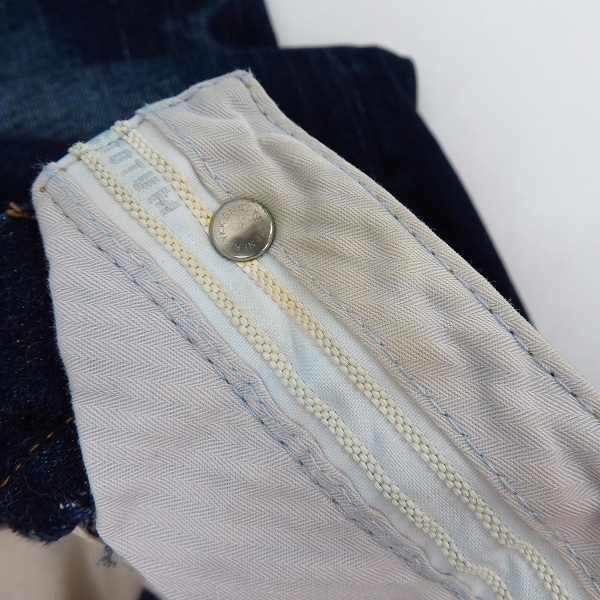 実際に弊社で買取させて頂いたFACTOTUM/ファクトタム 10AW 01043020 インディゴデニムパンツ/30の画像 6枚目