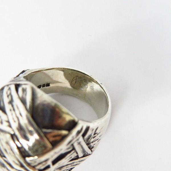 実際に弊社で買取させて頂いた【ギャラ付】CRAZY PIG/クレイジーピッグ トゥームレイダースカルリング 18号の画像 7枚目