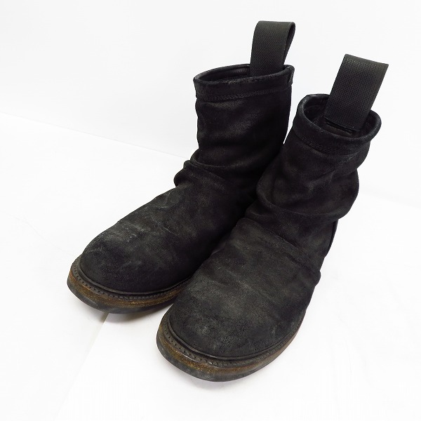 実際に弊社で買取させて頂いたDIET BUTCHER SLIM SKIN/ダイエットブッチャースリムスキン スウェードブーツ/43