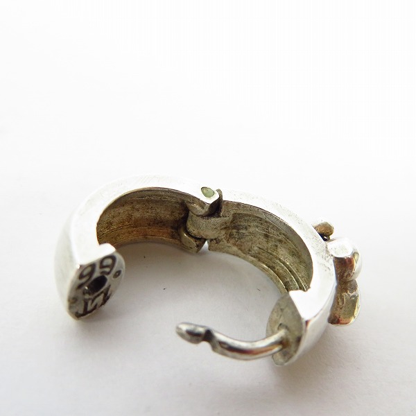 実際に弊社で買取させて頂いたLEATHERS AND TREASURES/レザーズ&トレジャーズ フレア ピアス シルバーの画像 4枚目