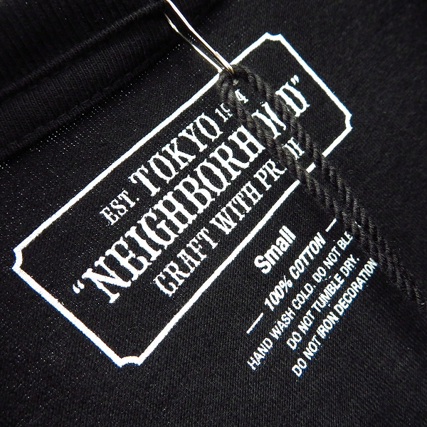 実際に弊社で買取させて頂いた【未使用】NEIGHBORHOOD/ネイバーフッド CRUE / C-TEE.SS NBHD CRUE プリントTシャツ/Sの画像 2枚目