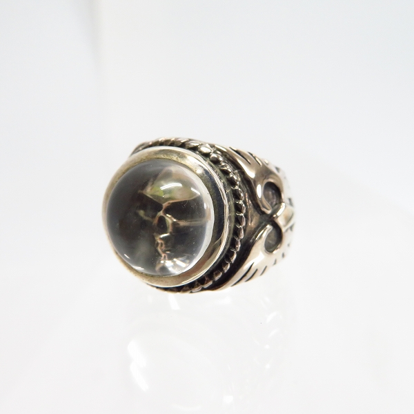 実際に弊社で買取させて頂いたCRAZY PIG/クレイジーピッグ Crystal Skull Ring/13.5号