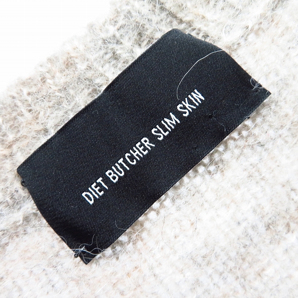 実際に弊社で買取させて頂いたDIET BUTCHER SLIM SKIN/ダイエットブッチャースリムスキン 11AW ダメージニット/1の画像 2枚目