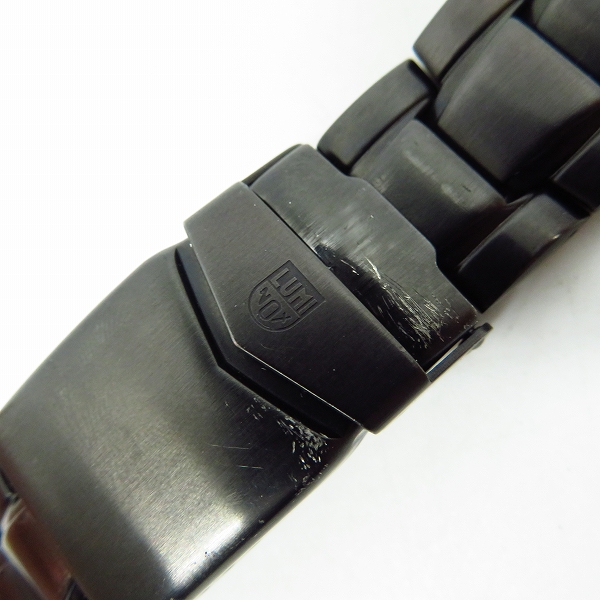 実際に弊社で買取させて頂いたLUMINOX/ルミノックス メタル交換ベルト NIGHT HAWK用 ブラックの画像 1枚目