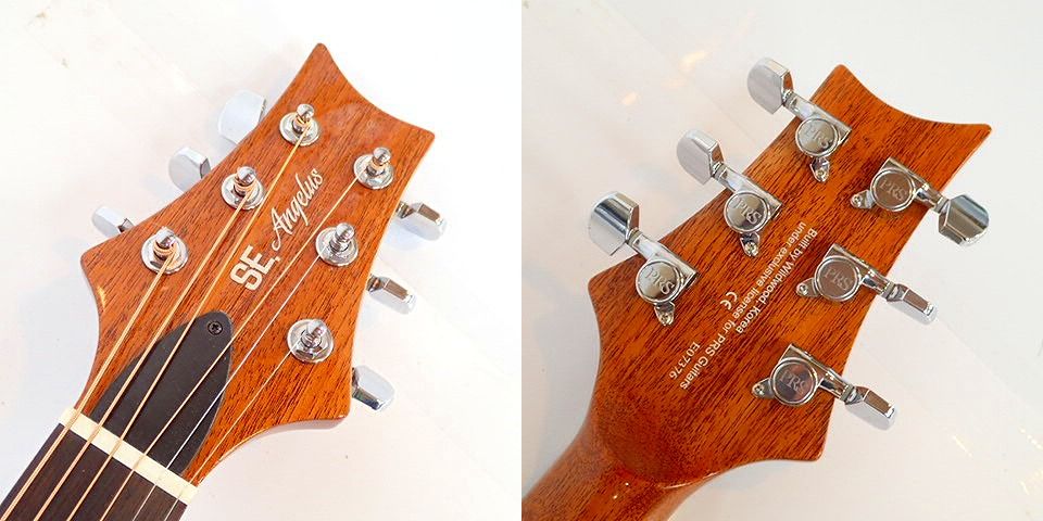 実際に弊社で買取させて頂いた★Paul Reed Smith/ポールリードスミス SE Angelus A20E NA エレアコ アコースティックギター ハードケース付の画像 3枚目