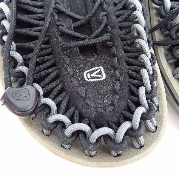 実際に弊社で買取させて頂いたKEEN/キーン UNEEK/ユニーク 編み上げサンダル 1013086/25.5の画像 7枚目