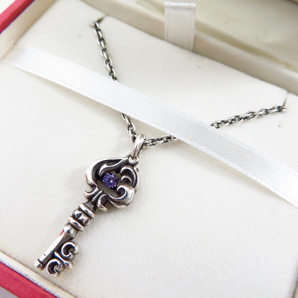 実際に弊社で買取させて頂いたDEAL DESIGN/ディールデザイン セレクトキートップ エース/ダンシングストーン DD製ネックレスチェーン付き