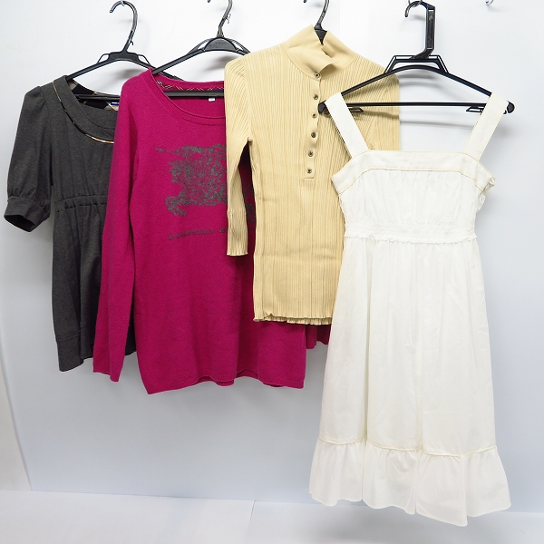 実際に弊社で買取させて頂いたBURBERRY BLUE LABEL/バーバリーブルーレーベル ニット/カットソー/ワンピース 4点セット