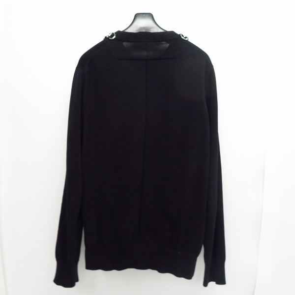 実際に弊社で買取させて頂いたGIVENCHY/ジバンシィ チェーンリンクネック コットンニット BM90044Y0A/Mの画像 1枚目