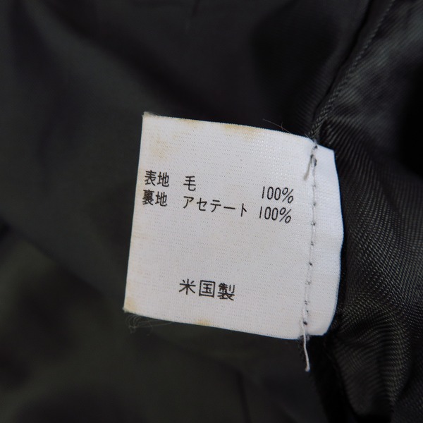 実際に弊社で買取させて頂いたBROOKS BROTHERS/ブルックスブラザーズ テーラードジャケット USA製/38の画像 3枚目