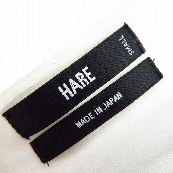 実際に弊社で買取させて頂いたHARE/ハレ バイカラー/デザイン切り返し 等 カットソー/Tシャツ/シャツ 4点セットの画像 2枚目