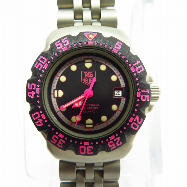 実際に弊社で買取させて頂いたTAG HEUER/タグホイヤー フォーミュラー1 プロフェッショナル 腕時計 377.508【動作未確認】