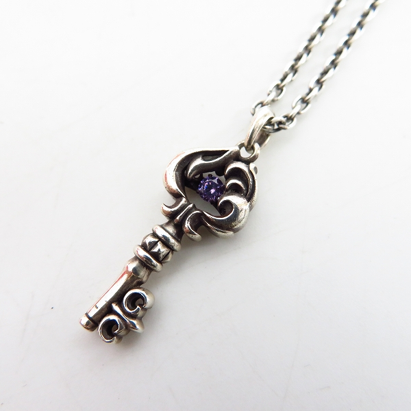 実際に弊社で買取させて頂いたDEAL DESIGN/ディールデザイン セレクトキートップ エース/ダンシングストーン DD製ネックレスチェーン付きの画像 1枚目