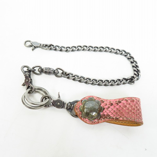 実際に弊社で買取させて頂いたFUNNY/ファニー 2クリップ ウォレットチェーン シルバー/コンチョ ベルトループの画像 5枚目