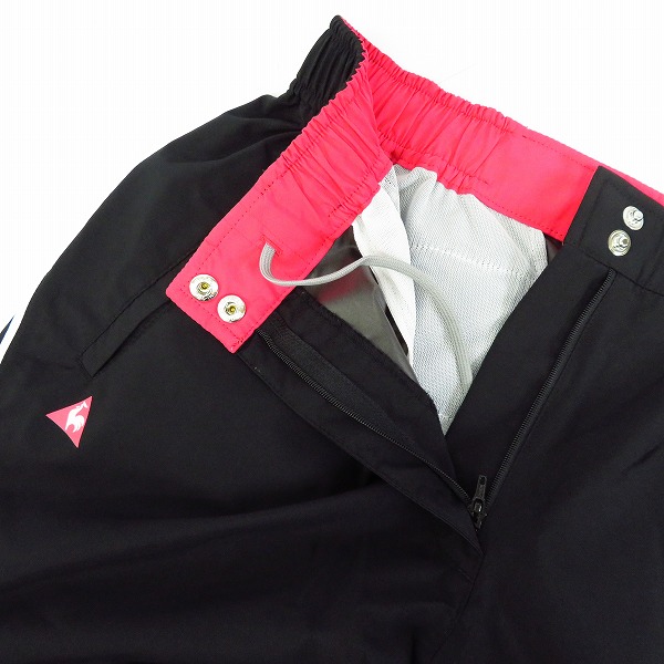 実際に弊社で買取させて頂いたLe coq sportif/ルコック レディースゴルフ レインフォーサーライト レインウエア 上下セット L/QGL7015CPの画像 6枚目