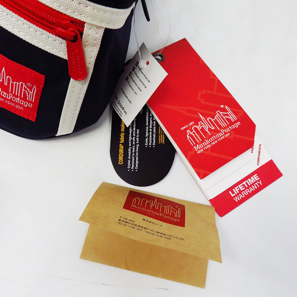 実際に弊社で買取させて頂いた【未使用】Manhattan Portage/マンハッタンポーテージ EAN ALLEYCAT WAIST BAG NAUGHTIAM/ウエストバッグの画像 6枚目