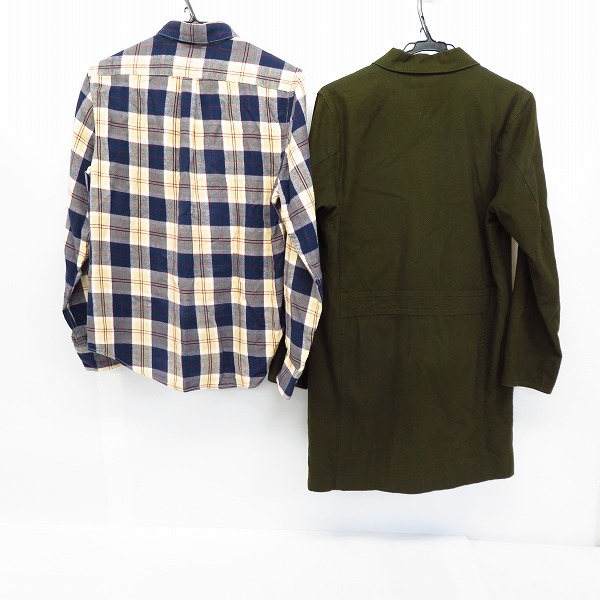 実際に弊社で買取させて頂いたCoen/コーエン CIAOPANIC/チャオパニック コート/シャツ 2点セットの画像 1枚目