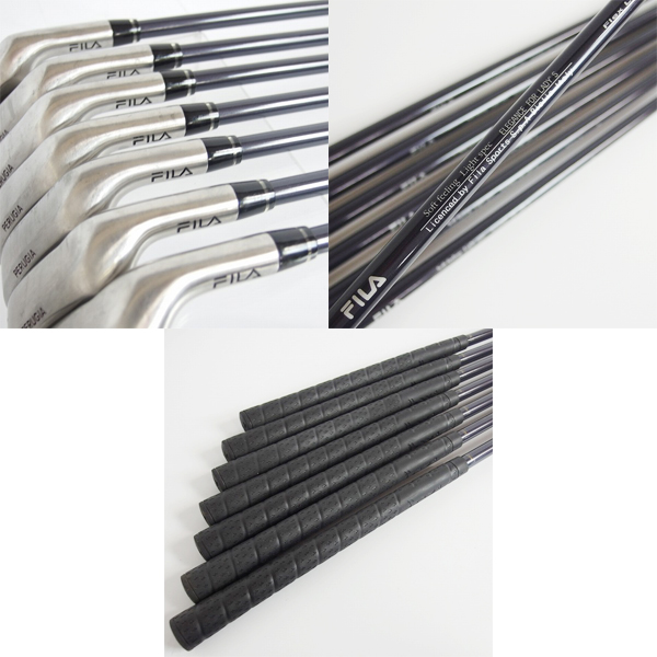 実際に弊社で買取させて頂いたFILA/フィラ PERUGIA レディースゴルフ 10本+PRGRパター 計11本セット キャディバッグ付きの画像 5枚目