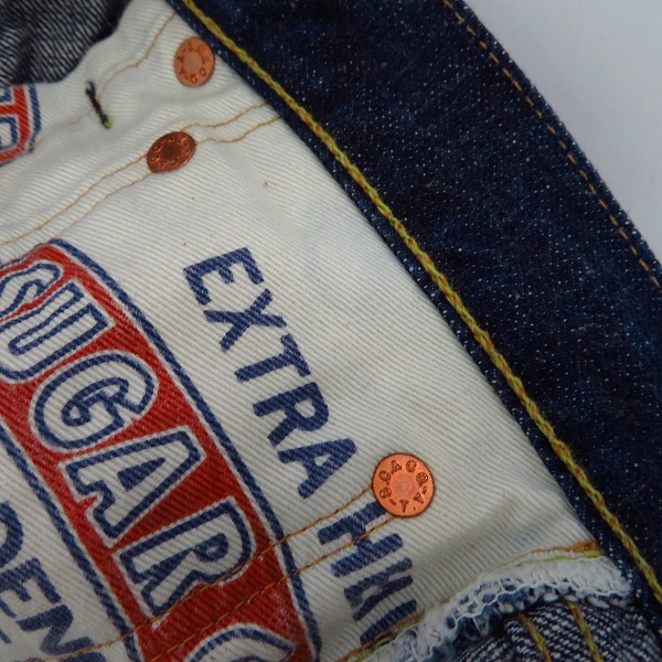 実際に弊社で買取させて頂いたSUGAR CANE/シュガーケーン ALOHA デニムパンツ/W36/L34の画像 8枚目