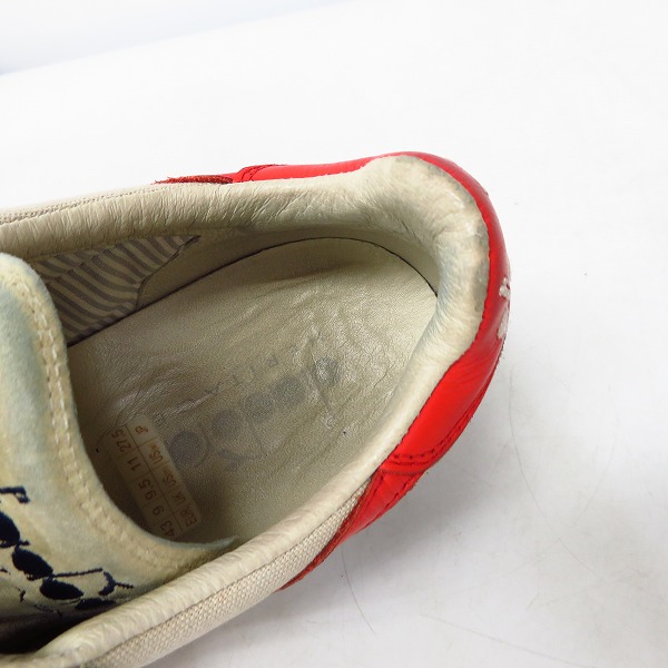 実際に弊社で買取させて頂いたDiadora heritage/ディアドラヘリテージ EQUIPE STONE WASH 12/エキップ ストーンウォッシュ スニーカー C5788/27.5の画像 4枚目