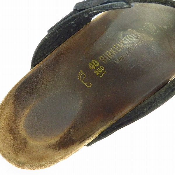実際に弊社で買取させて頂いたHTC×BIRKENSTOCK/エイチティーシー×ビルケンシュトック ramses ラムゼス サンダル 044791/26の画像 4枚目