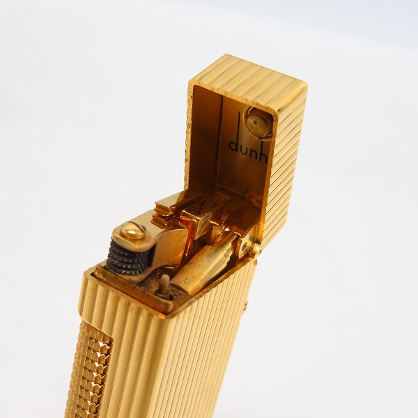 実際に弊社で買取させて頂いたdunhill/ダンヒル ローラーガスライター ゴールドの画像 4枚目