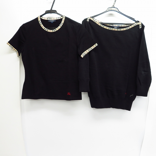 実際に弊社で買取させて頂いたBURBERRY LONDON/バーバリーロンドン カットソー/1 2点セット
