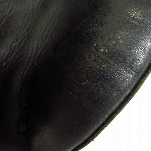 実際に弊社で買取させて頂いたHi-Gold/ハイゴールド 野球 グローブ 軟式グラブ 左投げ キャッチャーミット 803の画像 4枚目