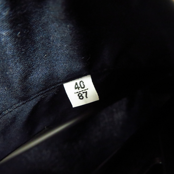 実際に弊社で買取させて頂いたBARNEYS NEWYORK/バーニーズニューヨーク 長袖 ドレスシャツ ブラック/40の画像 3枚目