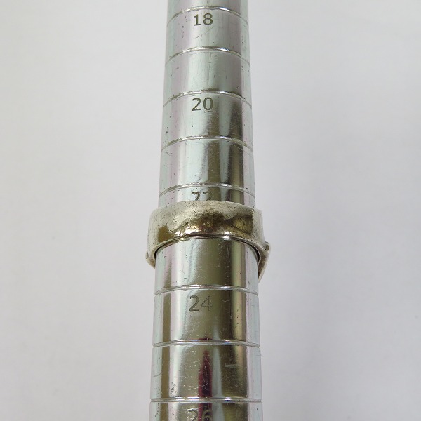 実際に弊社で買取させて頂いたTHIRTEEN DESIGNS/サーティーンデザインズ MIDDLE MAD SKULL RING/ミドル マッド スカル リング 23号の画像 8枚目