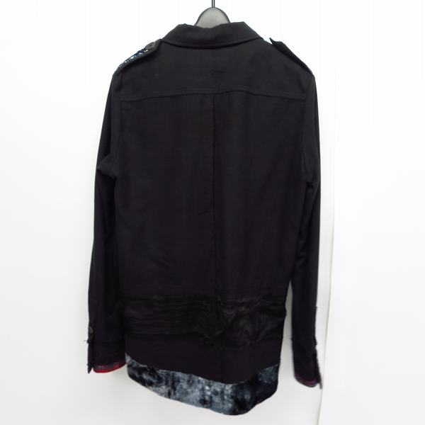 実際に弊社で買取させて頂いたDIET BUTCHER SLIM SKIN/ダイエットブッチャースリムスキン 11AW 切替シャツ/1の画像 1枚目