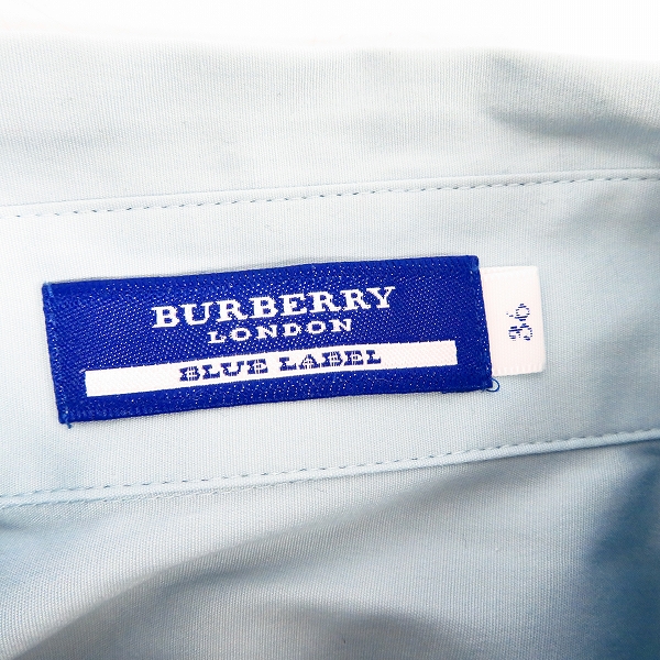 実際に弊社で買取させて頂いたBURBERRY BLUE LABEL/バーバリーブルーレーベル シャツ/ワンピース/36 2点セットの画像 2枚目