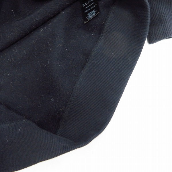 実際に弊社で買取させて頂いたBALMAIN/バルマン フロントロゴ 裏起毛スウェット W8H6279I350/Lの画像 5枚目