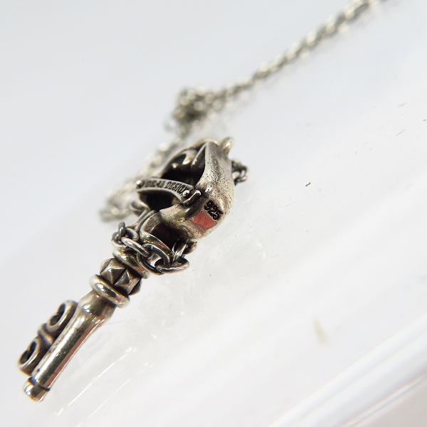 実際に弊社で買取させて頂いたDEAL DESIGN/ディールデザイン セレクトキートップ エース/ダンシングストーン DD製ネックレスチェーン付きの画像 5枚目