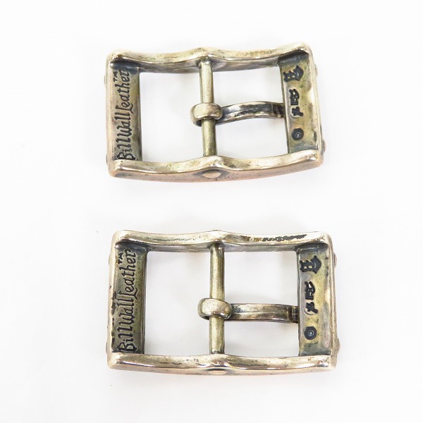 実際に弊社で買取させて頂いたBWL/ビルウォールレザー ハート シルバーバックル 2点セットの画像 1枚目