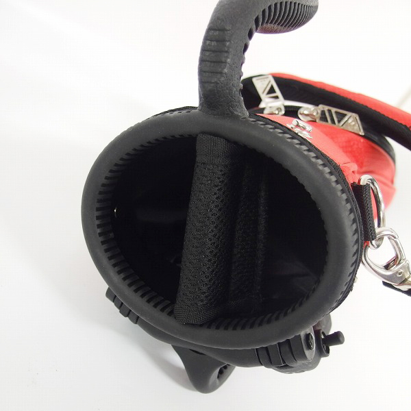 実際に弊社で買取させて頂いたLe coq sportif/ルコック 2018モデル 47インチ対応 スタンド式 ゴルフ クラブケース 赤/QQBLJA31の画像 3枚目