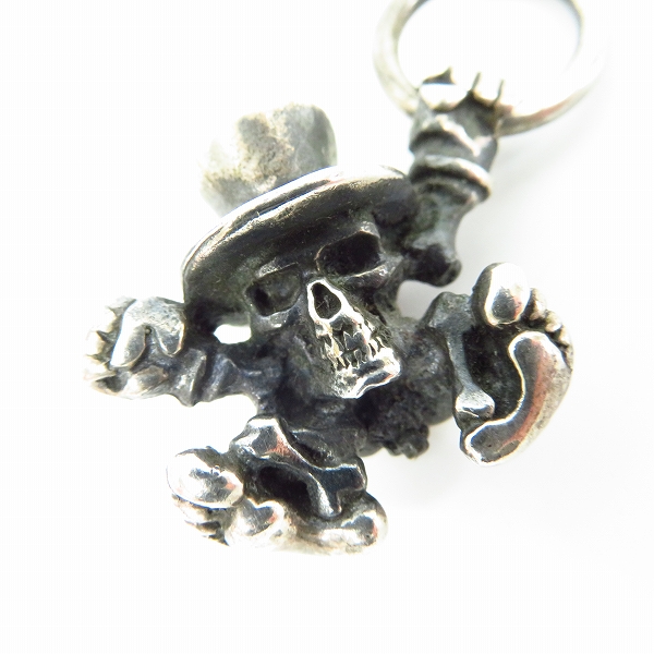 実際に弊社で買取させて頂いたCRAZY PIG/クレイジーピッグ チーキーゴメス スカル ペンダントトップの画像 3枚目