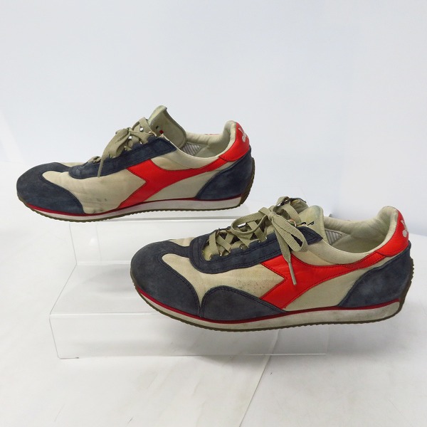 実際に弊社で買取させて頂いたDiadora heritage/ディアドラヘリテージ EQUIPE STONE WASH 12/エキップ ストーンウォッシュ スニーカー C5788/27.5の画像 3枚目