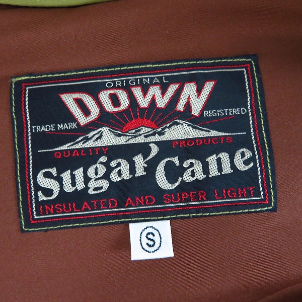 実際に弊社で買取させて頂いたSUGAR CANE/シュガーケーン ヨークレザー 切替 ダウンベスト SC12340/Sの画像 2枚目