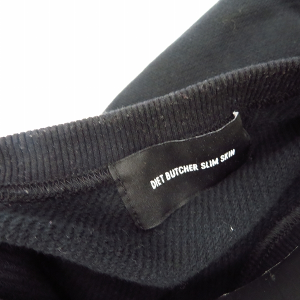 実際に弊社で買取させて頂いたDIET BUTCHER SLIM SKIN/ダイエットブッチャースリムスキン プリント薄手トレーナーの画像 4枚目